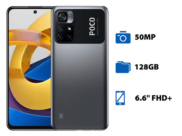 Smartphone Xiaomi M4 Pro 5G: 
Procesador MediaTek Dimensión 810 (hasta 2.40 GHz) 
Memoria RAM de 6GB, Almacenamiento de 128GB,
Pantalla LED Multi Touch de 6.6