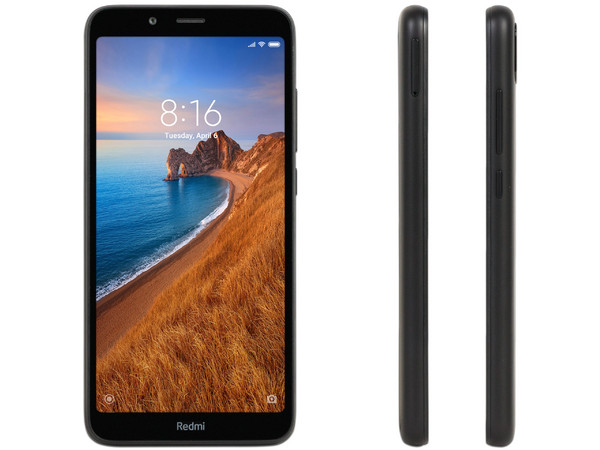 Smartphone Xiaomi Redmi 7A,
Procesador Snapdragon 439 Octa Core (hasta 2.0GHz),
Memoria RAM de 2GB, Almacenamiento de 32GB,
Pantalla de 5.45