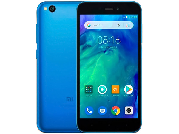 Smartphone Xiaomi Redmi Go:
Procesador Quad Core (hasta 1.4 GHz),
Memoria RAM de 1GB, Almacenamiento de 16GB,
Pantalla LED Multi Touch de 5
