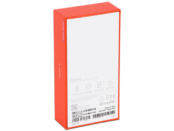 Smartphone Xiaomi Redmi 6:
Procesador Octa Core (hasta 2.0GHz),
Memoria RAM de 3GB, Almacenamiento de 32GB
(expandible con microSD),
Pantalla de 5.45
