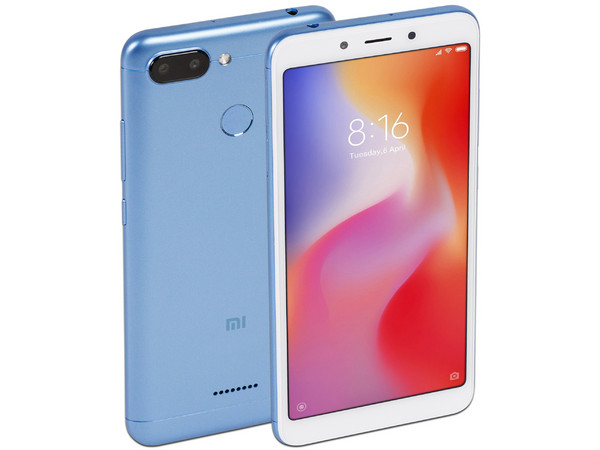 Smartphone Xiaomi Redmi 6:
Procesador Octa Core (hasta 2.0GHz),
Memoria RAM de 3GB, Almacenamiento de 32GB
(expandible con microSD),
Pantalla de 5.45