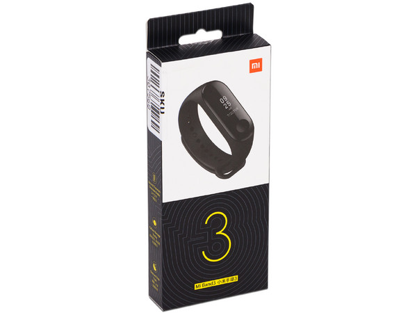 Smartband Xiaomi MI Band 3, contador de pasos, monitor cardíaco. Color Negro.