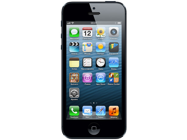 iPhone 5 de 16 GB, (GSM) Desbloqueado. Color Negro y gris oscuro.