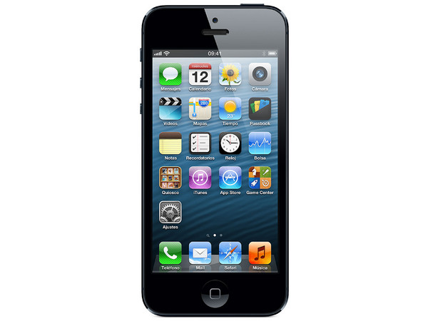 iPhone 5 de 64 GB, (GSM) Desbloqueado. Color Negro y gris oscuro.
