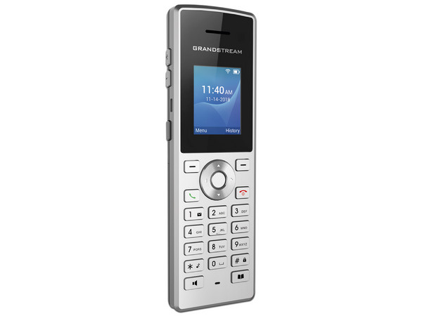 Teléfono Inalámbrico Wi-Fi Grandstream WP810 Doble Banda, 2 Líneas, Soporte de Roaming y Hasta 500 Contactos, 2.4GHz y 5GHz, (Opera Como Radio).