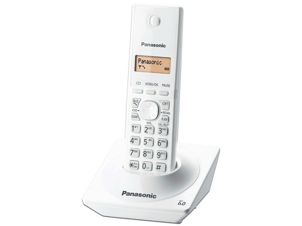 Teléfono Inalámbrico Panasonic con Identificador de llamadas, Tecnología DECT, pantalla LCD de 1.25