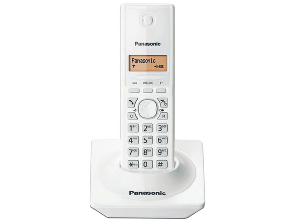 Teléfono Inalámbrico Panasonic con Identificador de llamadas, Tecnología DECT, pantalla LCD de 1.25