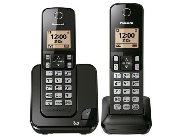 Teléfono Inalámbrico Digital Panasonic KX-TGC352MEB, pantalla 1.6