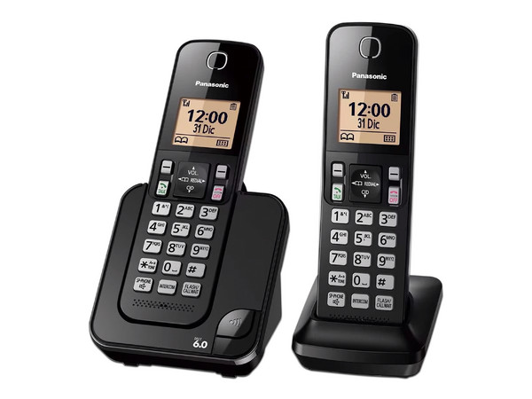 Teléfono Inalámbrico Digital Panasonic KX-TGC352MEB, pantalla 1.6