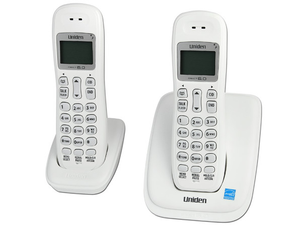 Teléfono Inalámbrico Uniden con Identificador de llamadas, Tecnología DECT 6.0, 2 Handset y 30 números en memoria