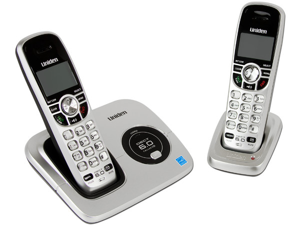 Teléfono Inalámbrico Uniden con Identificador de llamadas, Tecnología DECT 6.0, 2 Handset.