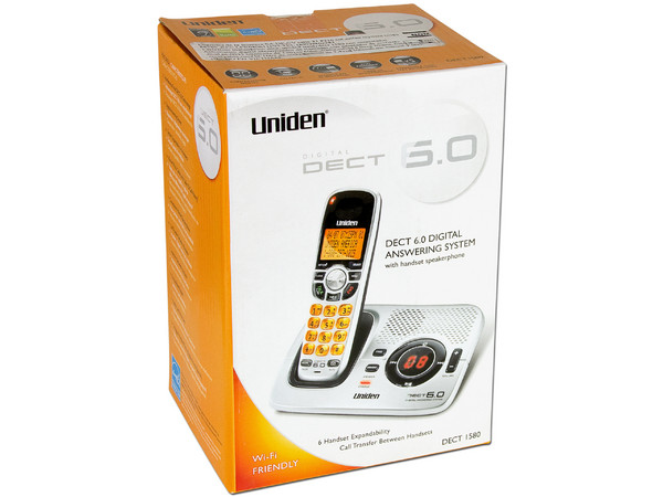 Teléfono Inalámbrico Uniden con Identificador de llamadas, Contestadora Digital, Tecnología DECT 6.0 y 30 números en memoria.