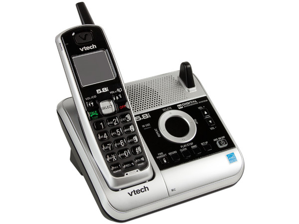 Teléfono Inalámbrico de 5.8 GHz Vtech con Identificador de llamadas, Contestadora Digital y 20 números en memoria.