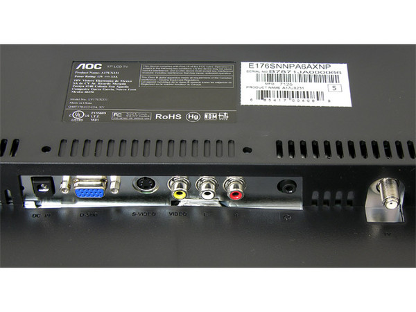 Televisión LCD Marca AOC 17