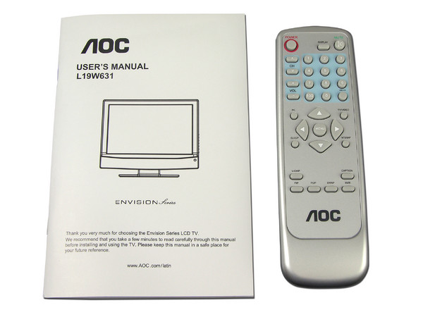 Televisión LCD Marca AOC Widescreen 19