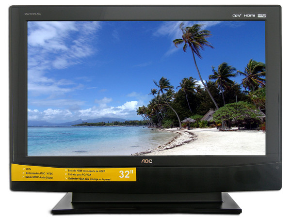 Televisión LCD Marca AOC Widescreen 32