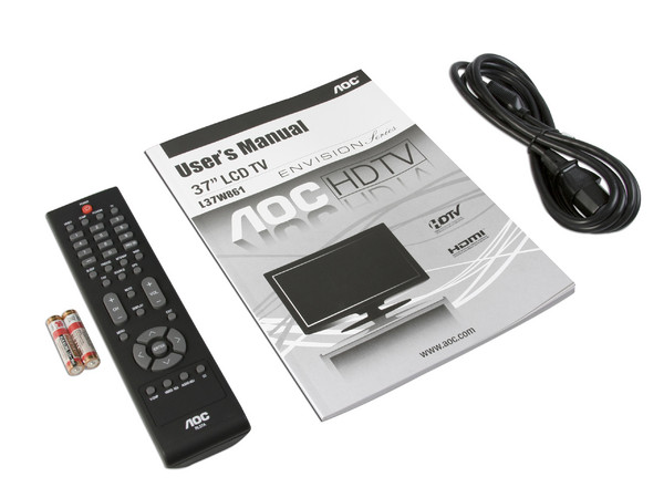 Televisión LCD Marca AOC L37W861 Widescreen 37