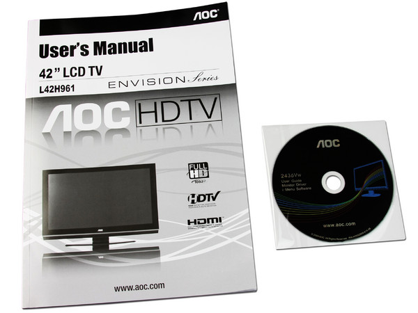 Televisión LCD Marca AOC L42H961 Widescreen 42
