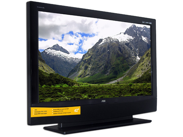 Televisión LCD Marca AOC L42W665 Widescreen 42