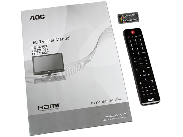 Televisión LED AOC de 18.5