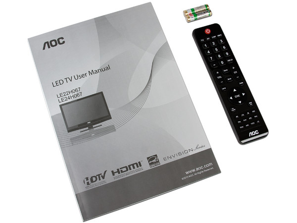 Televisión LED AOC de 24