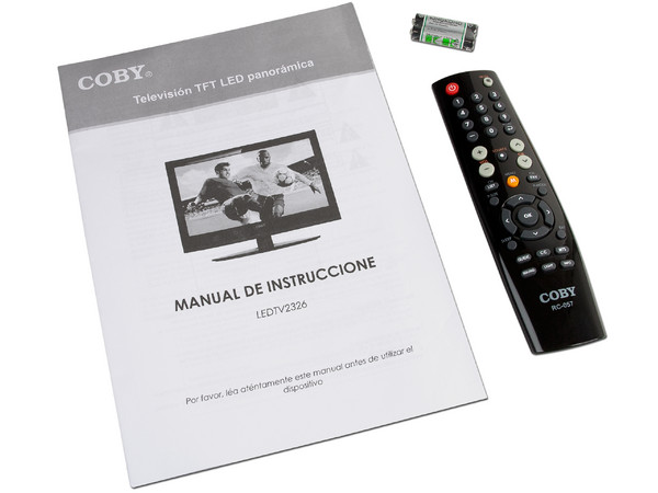 Televisión LED Coby de 23