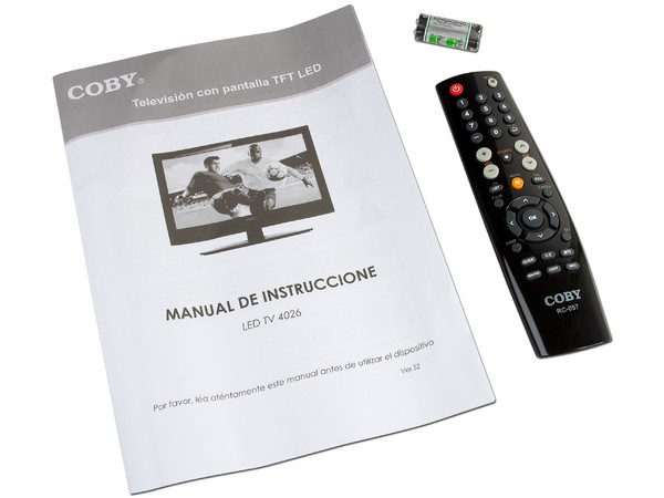 Televisión LED Coby de 40