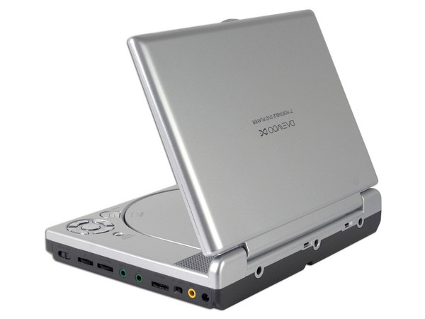 DVD Portátil Daewoo con pantalla de 7