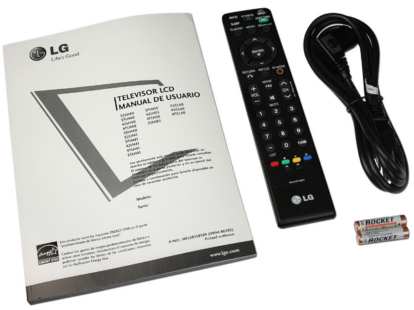 Televisión LCD LG 1080p FULL HD 120Hz de 42