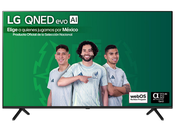 Televisión LG QNED evo AI QNED92 MiniLED Smart TV de 65