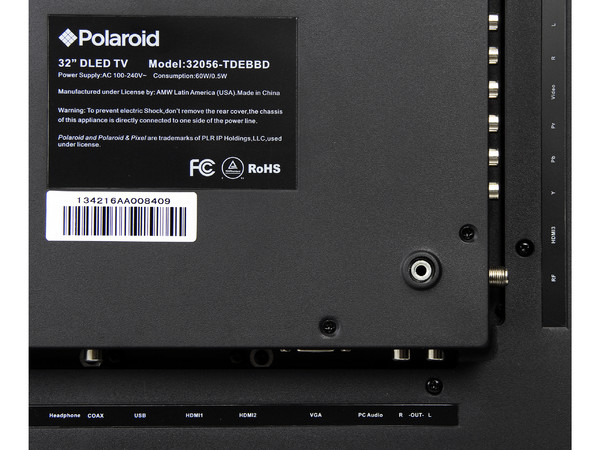Televisión LED Polaroid de 32
