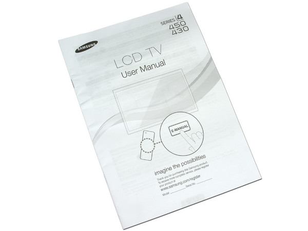 Televisión LCD Samsung Serie 4 Modelo LN32D430 de 32
