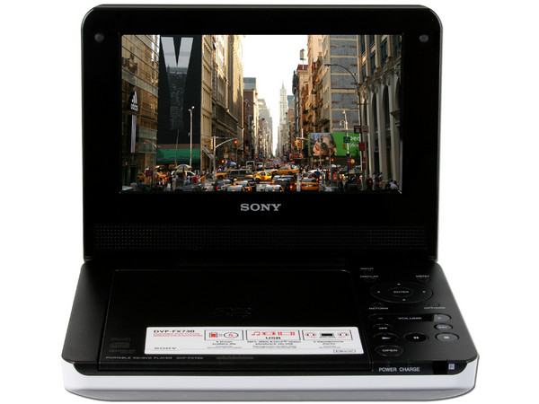 DVD Portátil Sony con pantalla de 7
