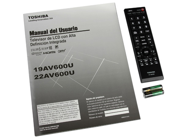 Televisión LCD Toshiba Widescreen 19