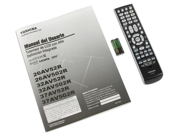 Televisión LCD Toshiba Modelo 32AV502R de 32