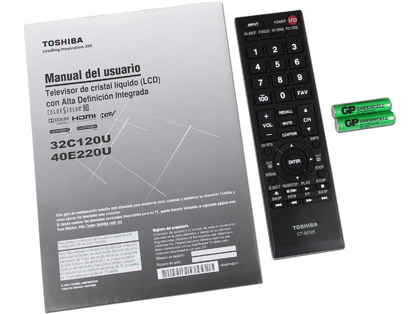 Televisión LCD Toshiba de 32