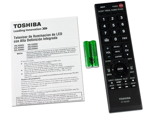Televisión LED Toshiba de 50