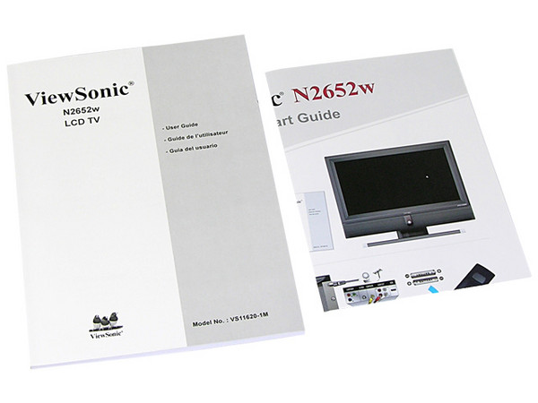 Televisión LCD ViewSonic N2652W Widescreen 26
