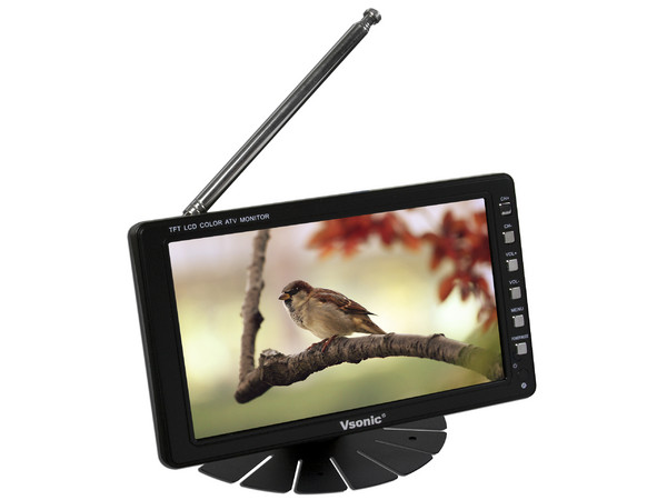 Televisión Portátil LCD Vsonic Modelo LT072W de 7
