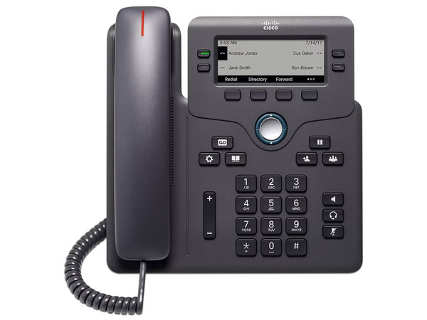 Teléfono IP Cisco 6851, 4 Líneas, Pantalla de 3.5