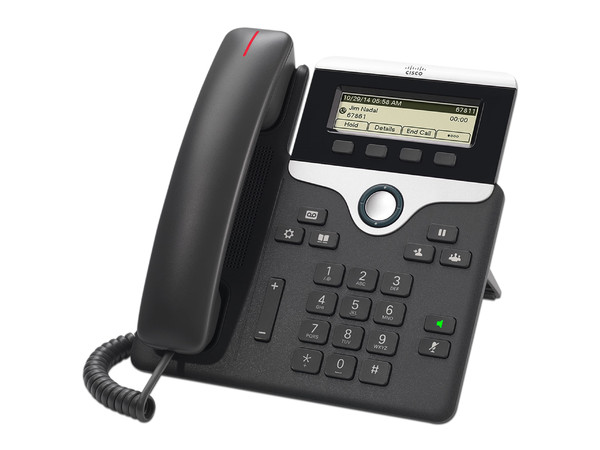 Teléfono Cisco IP Phone 7811 de 1 líneas con altavoz, pantalla de 3.2