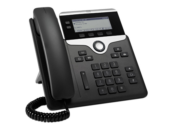 Teléfono Cisco IP Phone 7821 de 2 líneas, pantalla de 3.5
