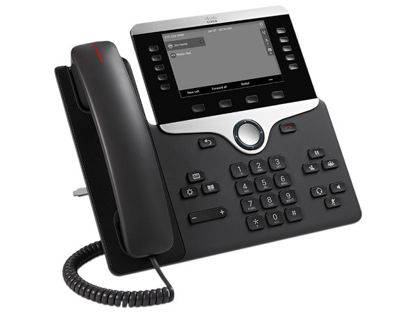 Teléfono Cisco IP Phone 8811 de 1 líneas con altavoz, pantalla de 5