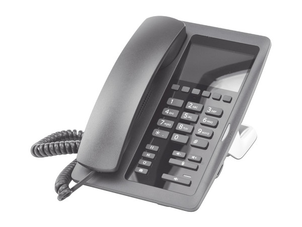 Teléfono IP para Hotelería Fanvil H5, 2 Líneas SIP, profesional con 6 teclas programables , Pantalla LCD de 3.5