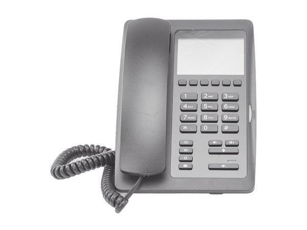 Teléfono IP para Hotelería Fanvil H5, 2 Líneas SIP, profesional con 6 teclas programables , Pantalla LCD de 3.5