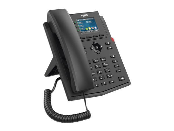 Teléfono IP Empresarial Fanvil X303W de 4 líneas SIP, Pantalla LCD de 2.4