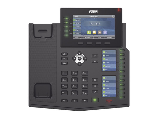 Teléfono IP Empresarial con Estándares Europeos, 20 líneas SIP con pantalla LCD a color 4.3