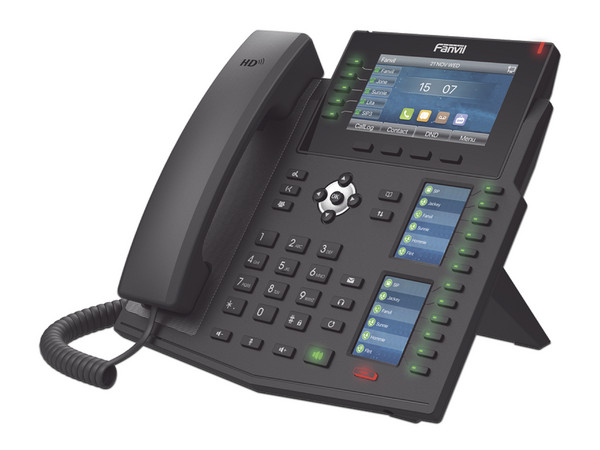 Teléfono IP Empresarial con Estándares Europeos, 20 líneas SIP con pantalla LCD a color 4.3
