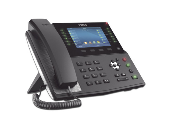 Teléfono IP Empresarial Fanvil X7C, 20 líneas SIP, Pantalla LCD de 5
