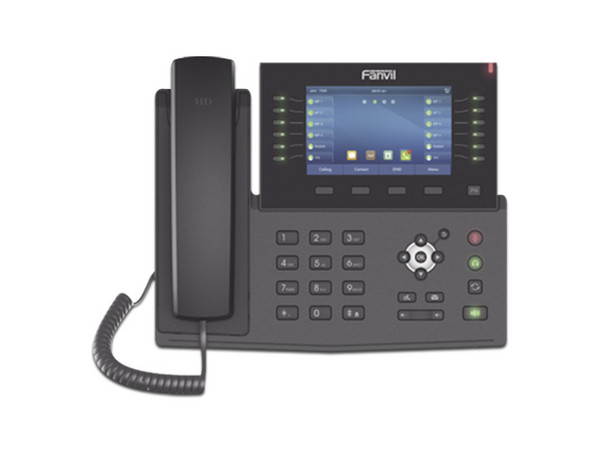 Teléfono IP Empresarial Fanvil X7C, 20 líneas SIP, Pantalla LCD de 5